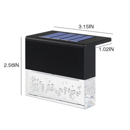 4-PACK SOLAR OUTDOOR DECK & PATH LIGHTS