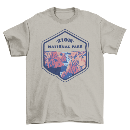 T-SHIRT: ZION NATIONAL PARK LANDSCAPE TEE